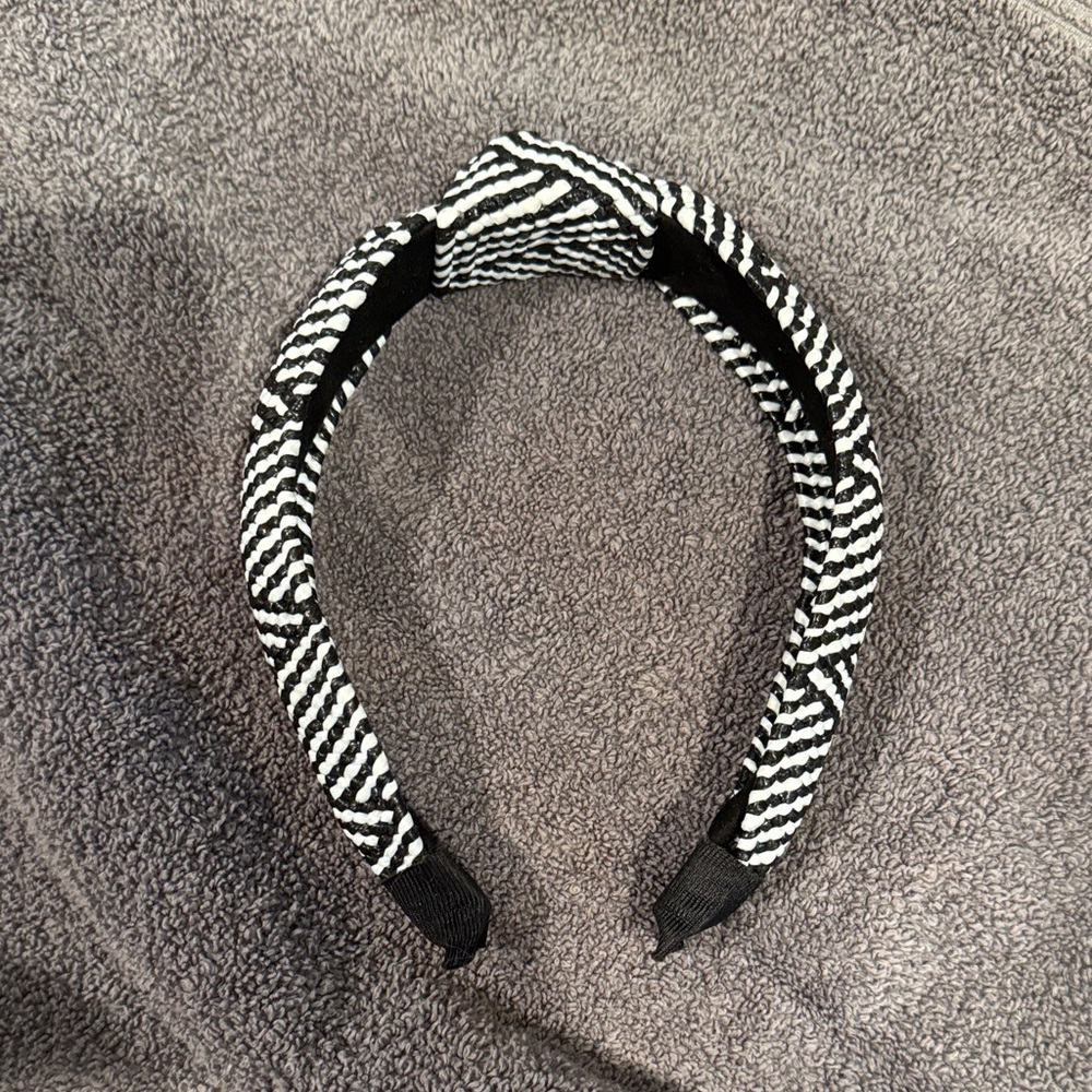 Monochrome Striped Headband